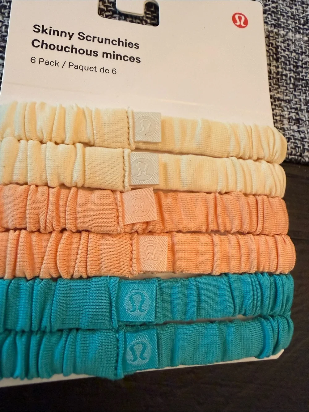 Lululemon Skinny Scrunchies 6-Pack